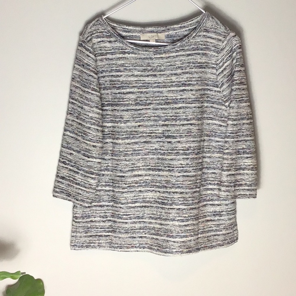 Loft > Marled Confetti Sweatshirt Medium